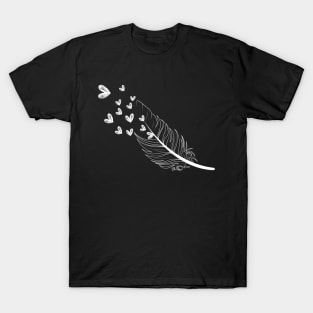 Feather Hearts T-Shirt